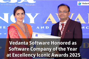 Vedanta Software Honored as Software Company of the Year at 2025 Excellency Iconic Awards