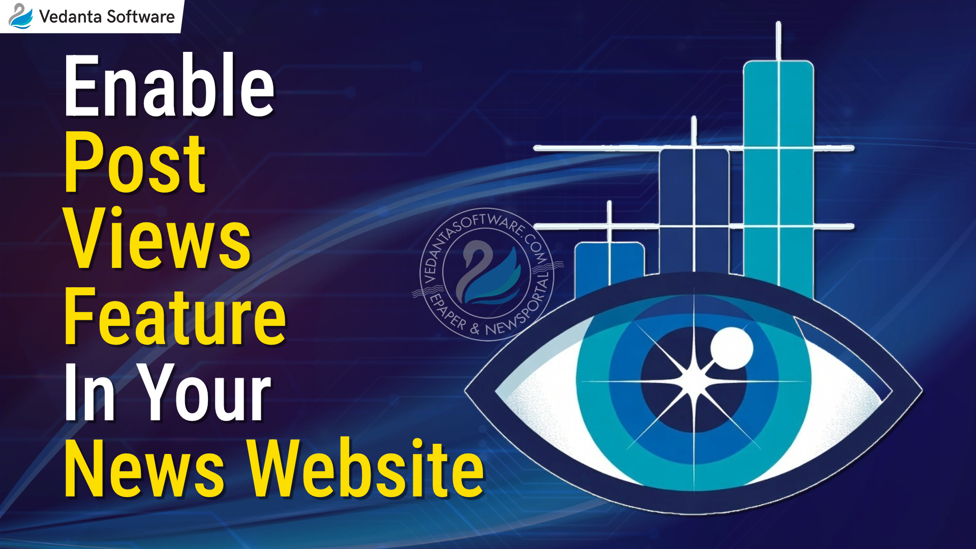 How to enable post views in Vedanta Software Newsportal CMS